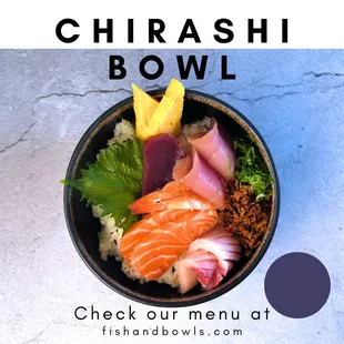 Assorted Sashimi bowl