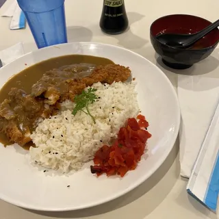 Chicken Cutlet Curry Bowl