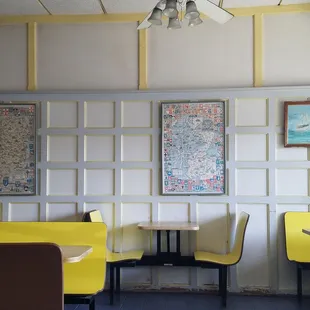 Inside seating area