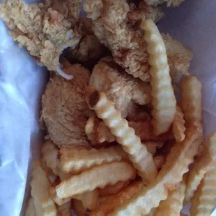 Chicken tender meal
