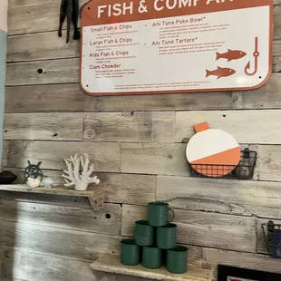 Decor and menu August 2023