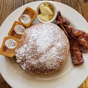 a plate of food on a table