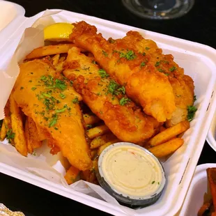 fish and chips, seafood, food, fish