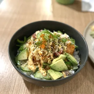 salmon poke bowl