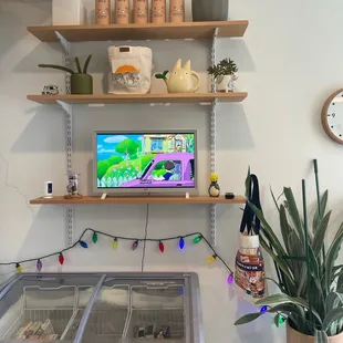 The ice cream corner