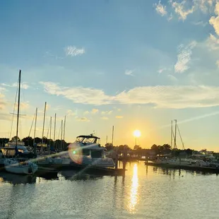 What a beautiful sunset in Hampton Roads.