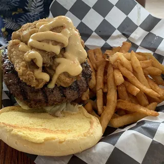 Fried Oyster Burger*