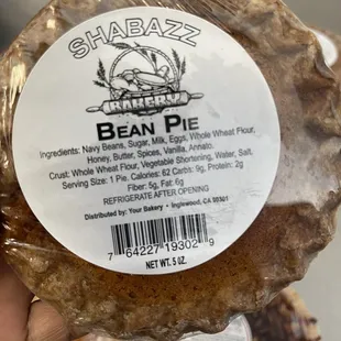 Shabazz bean pie