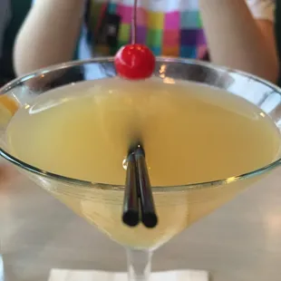 Peachie martini