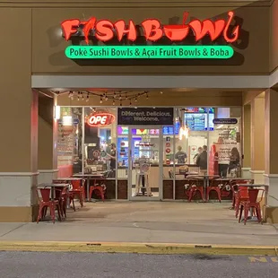 Exterior with some outside seating