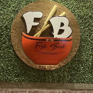 Sign inside - perfect for a phot background