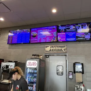 Menu board