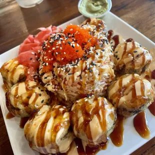 the "1 &amp; ONLY" SUSHI ROLL" 8/10