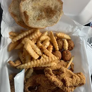 Catfish dinner