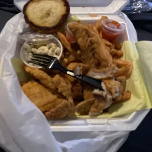 Red snapper dinner
