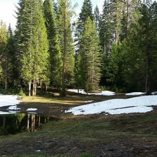 The pond across from the General Store.