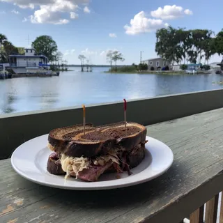 Blackened Grouper Reuben Sandwich
