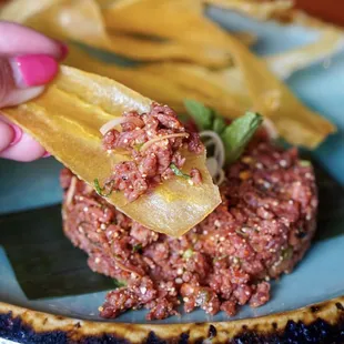Goi nuaa- beef tartare