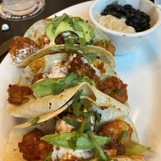 Honey Chipotle Shrimp Tacos