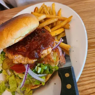 Salmon burger (special)