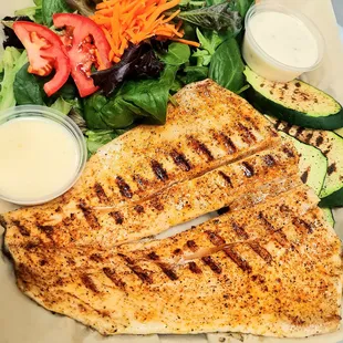 Grilled Chilean Rainbow Trout