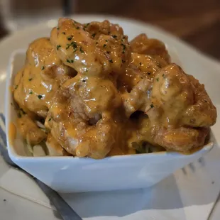 chicken wings and fried chicken, food