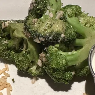 Steamed broccoli