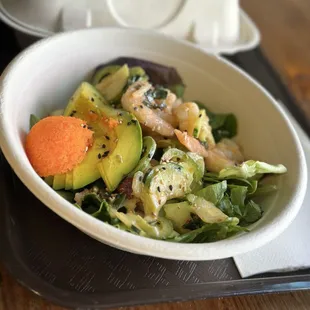 Small Poke Bowl w/shrimp