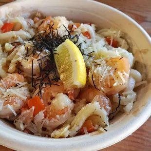 Tuesday Special:  Stir-fried Udon w/ Garlic Butter Shrimp