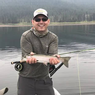 Outfit from Fish First and the Epic hub-less reel spooled by the experts at Fish First