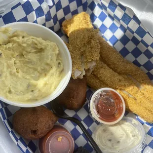 3 Pieces Fish Dinner