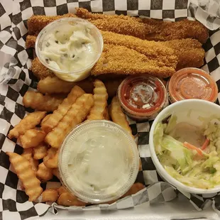 4 piece fish dinner