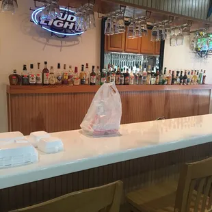 Yes they have a bar!!