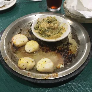 Broiled scallops, small order