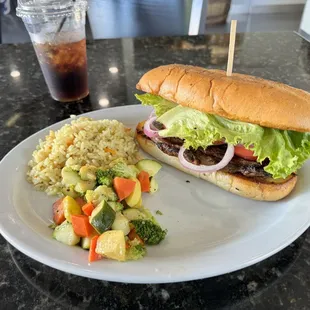 After hike lunch