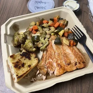 my $18.99 salmon Lunch Atlantic Salmon Fillet just ok tasting