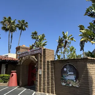 outside