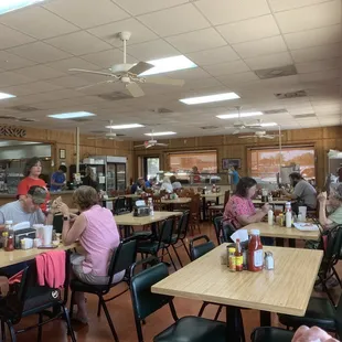 Dining area once the lunch crowd had moved on