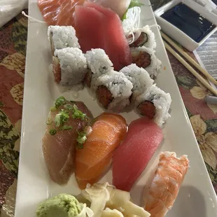 Sushi &amp; sashimi lunch special