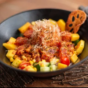 Tuna sunset bowl