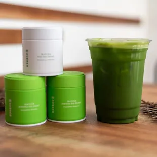 Uji matcha straight up