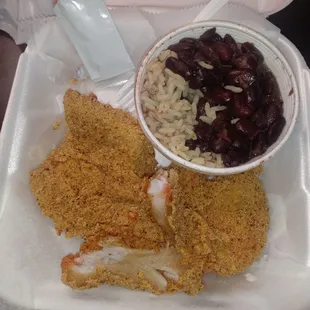 This is not CATFISH IT SWAI SWAI AND THESE BEANS ARE BOILED KIDNEY BEANS.