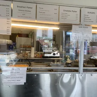 sushi and sashimi, interior