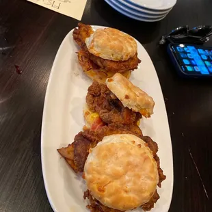 Starter: chicken biscuits