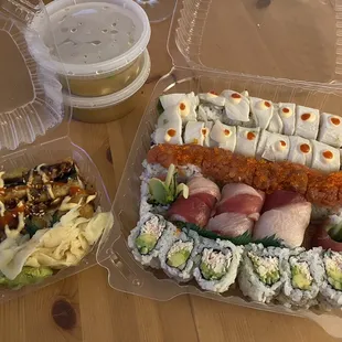 Back to front snow beauty, red dragon, Sakura, California, dynamite