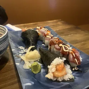 Ocean Breeze Roll and hand rolls
