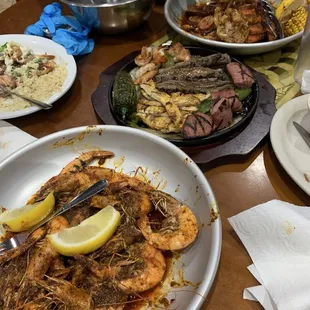 grilled seafood, seafood, food, grilled fish, fish