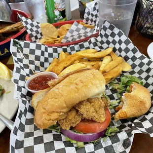 Shrimp PO Boy  I did finish this off!!! So good.