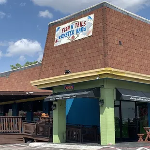 Exterior of the restaurant