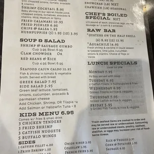 Menu 6/15/21